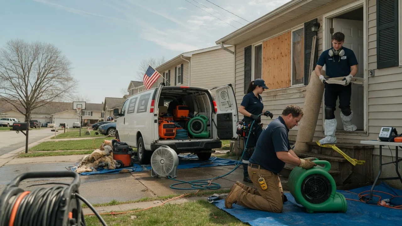 Water Damage Restoration in Donie, TX near me